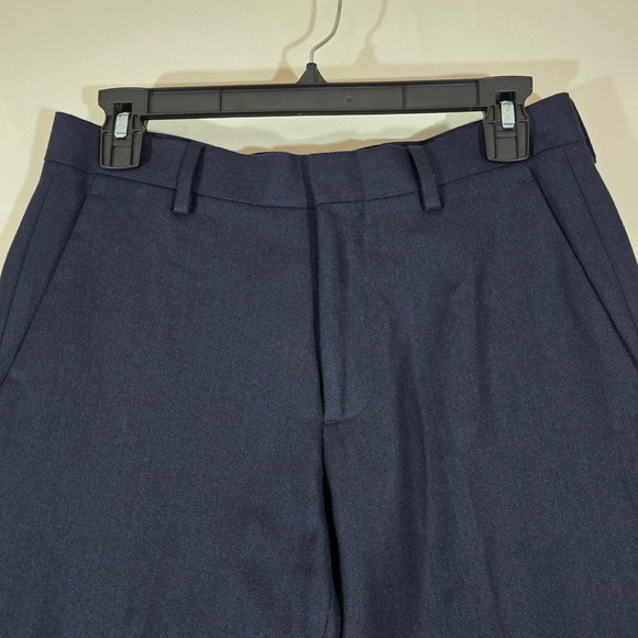J Crew Ludlow Slim Fit Trousers Navy Wool Blend Dress Pants Men's W28 L32 - Picture 2 of 13